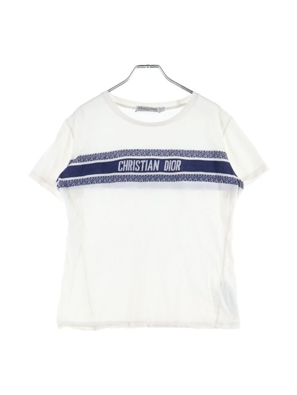 Dior Cotton Signature Logo T-Shirt White